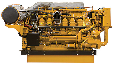 卡特彼勒3516船舶發電用動力輔助柴油發動機