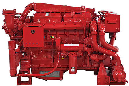 柴油消防泵用卡特彼勒3412C柴油發動機